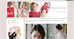 Desktop Screenshot of magdadesignsbeauty.net